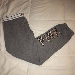 Grey VS Pink Sweatpants